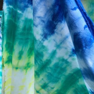 Handmade Tie-Dye Viscose Fabric