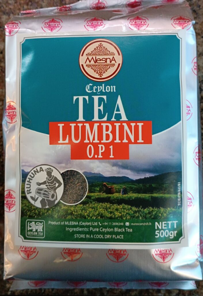 Discover Mlesna’s Lumbini O.P 1 Black Tea – a high-grade Ceylon tea 